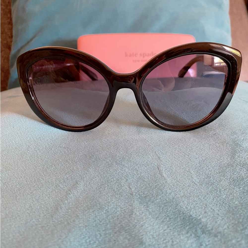 Kate Spade Sherrie Sunglasses, D28 Black. Discounted line.